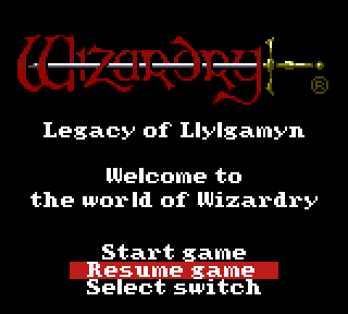Screenshot Thumbnail / Media File 1 for Wizardry II - Llylgamyn no Isan (Japan) [En by Opus v1.0] (~Wizardry - Legacy of Llylgamyn)